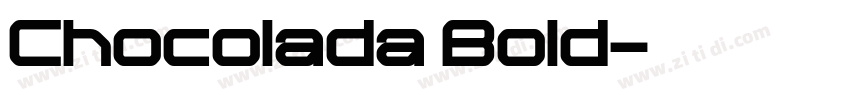 Chocolada Bold字体转换